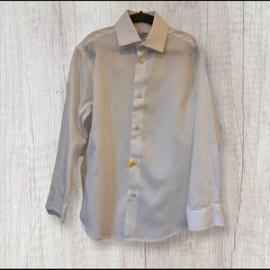 Isaac Mizrahi white dress shirt boys size 8